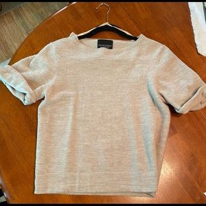 100% Merino Wool Short-sleeved Sweater, size M from Cynthia Rowley